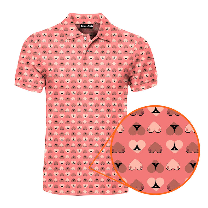 Heart Hip - Funny Golf Polo