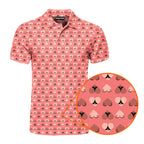 Heart Hip - Funny Golf Polo Shirt-Polo Shirt For Men-Gerbera Prints