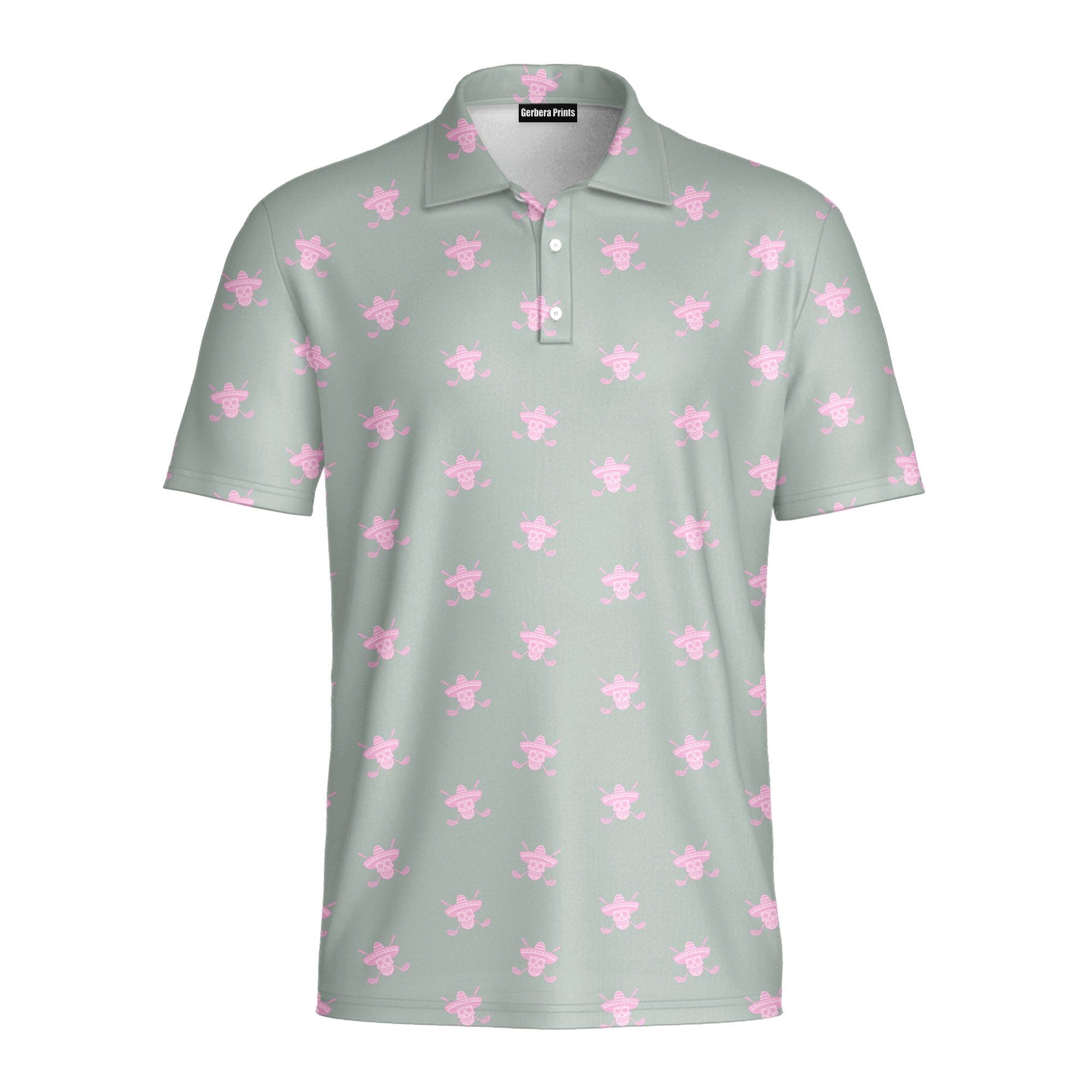 Lucky 13 - Funny Golf Polo Shirt-Polo Shirt For Men-Gerbera Prints