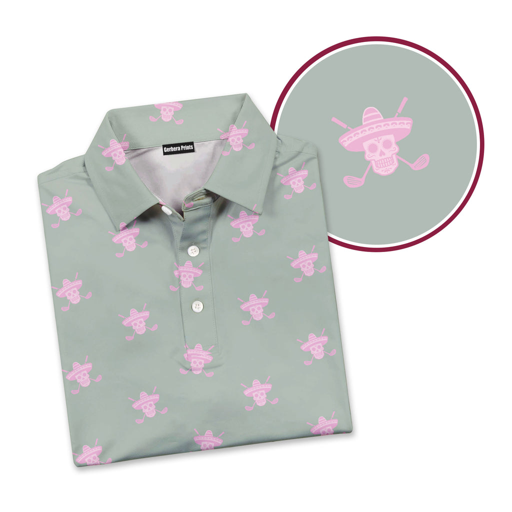 Lucky 13 - Funny Golf Polo Shirt-Polo Shirt For Men-Gerbera Prints