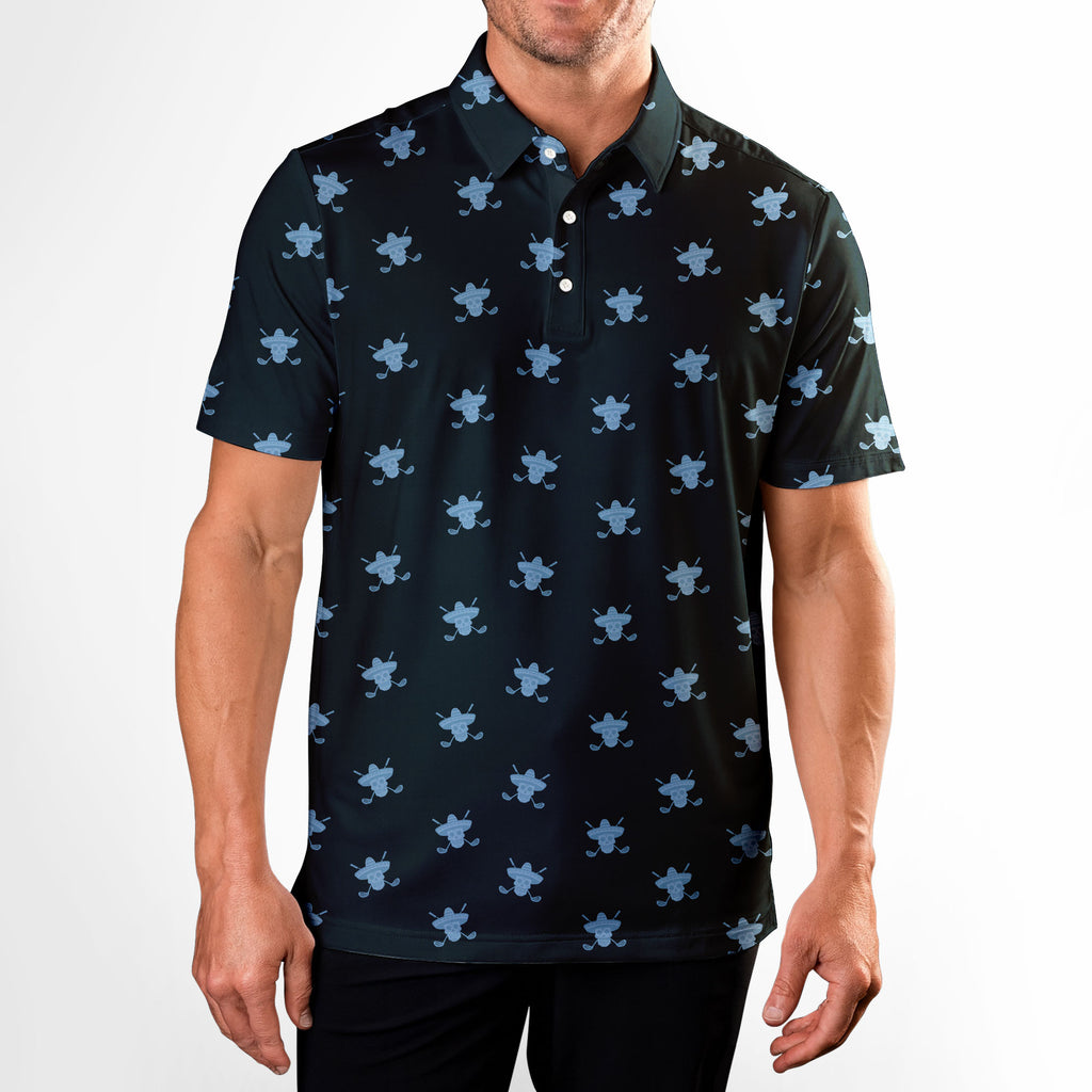 Lucky 13 - Funny Golf Polo Shirt-Polo Shirt For Men-Gerbera Prints