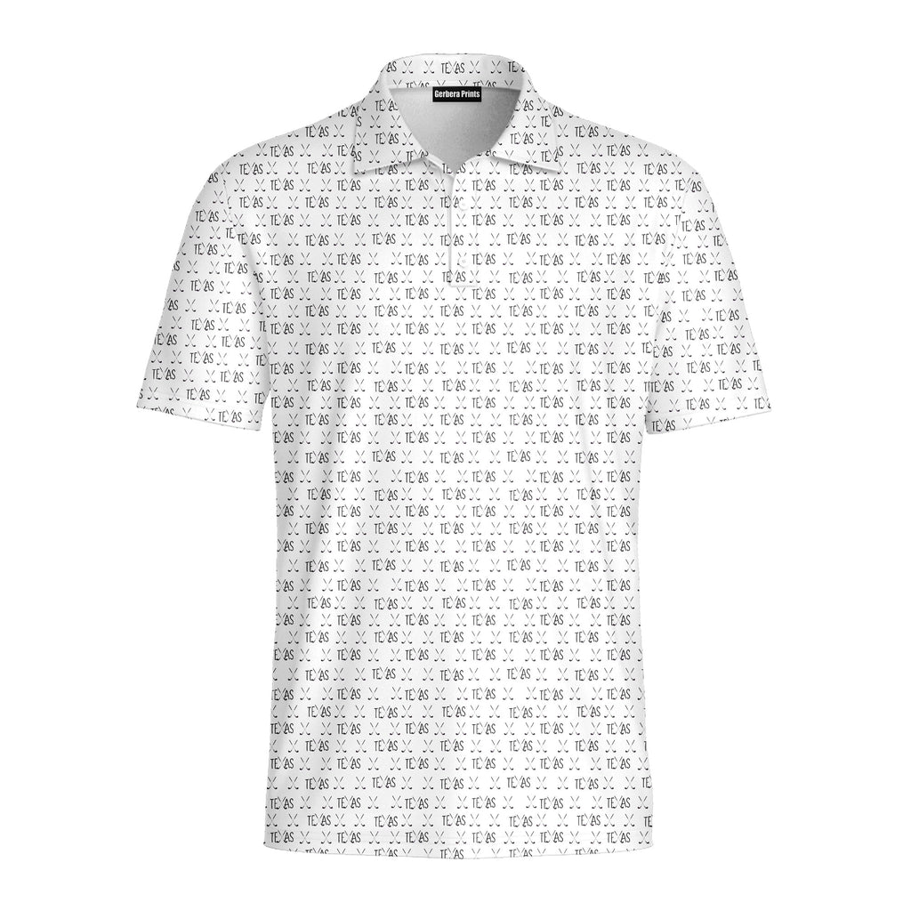 Texas Wedge - Golf Polo Shirt-Polo Shirt For Men-Gerbera Prints