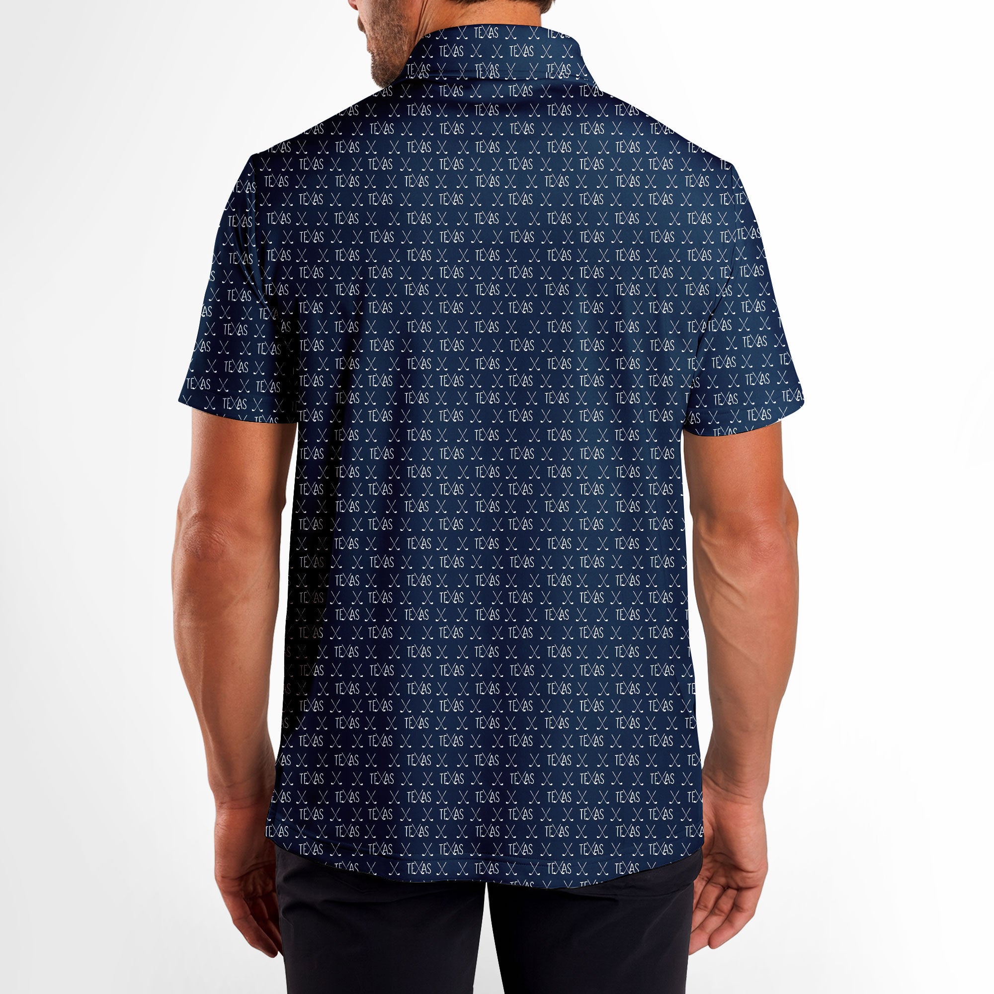 Texas Wedge - Golf Polo Shirt-Polo Shirt For Men-Gerbera Prints