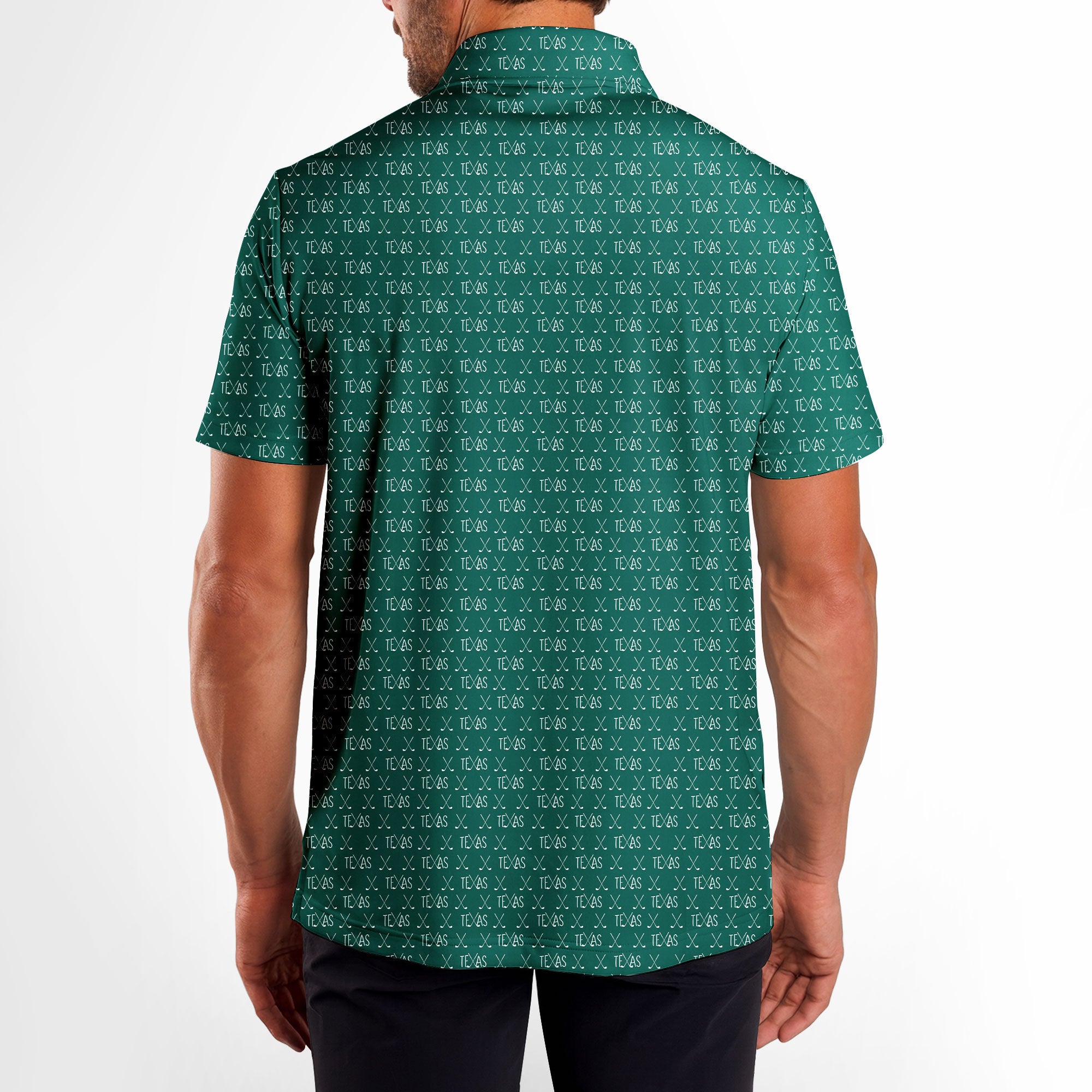 Texas Wedge - Golf Polo Shirt-Polo Shirt For Men-Gerbera Prints