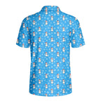 Snowman Golf - Golf Polo Shirt-Polo Shirt For Men-Gerbera Prints