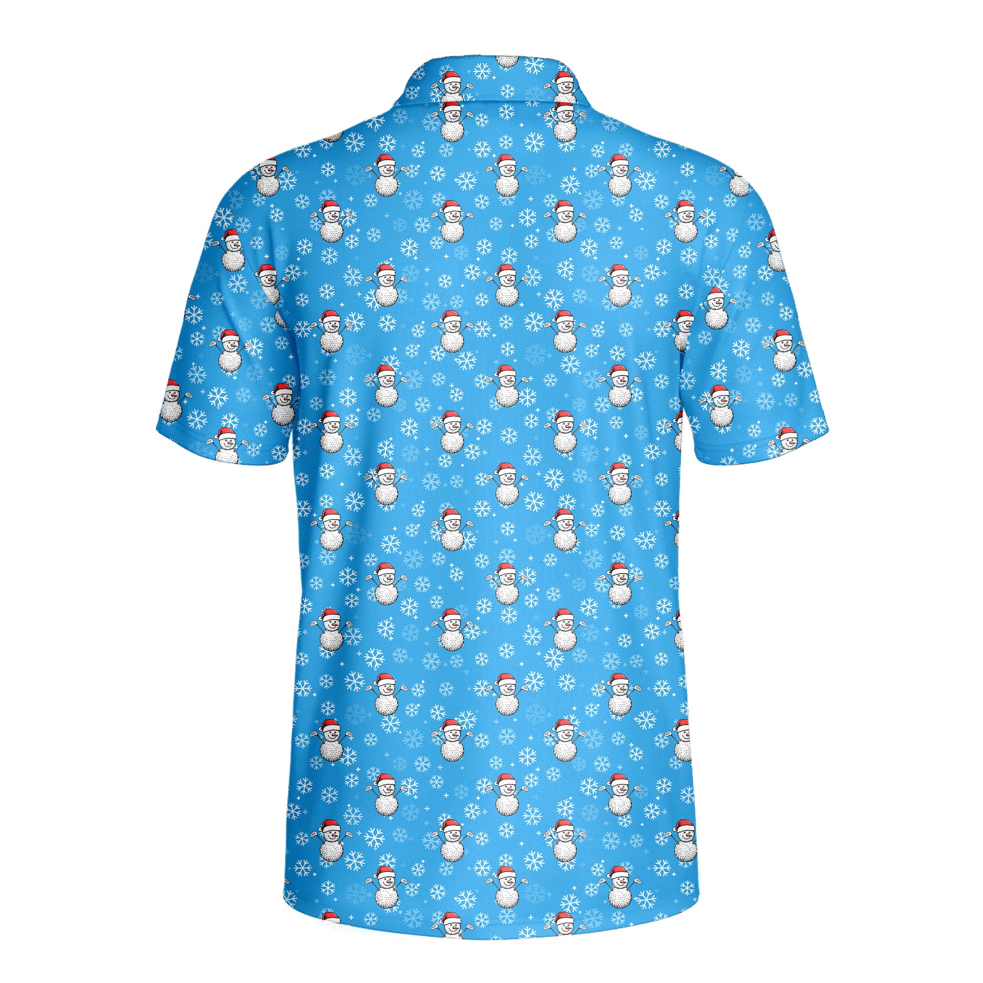 Snowman Golf - Golf Polo Shirt-Polo Shirt For Men-Gerbera Prints