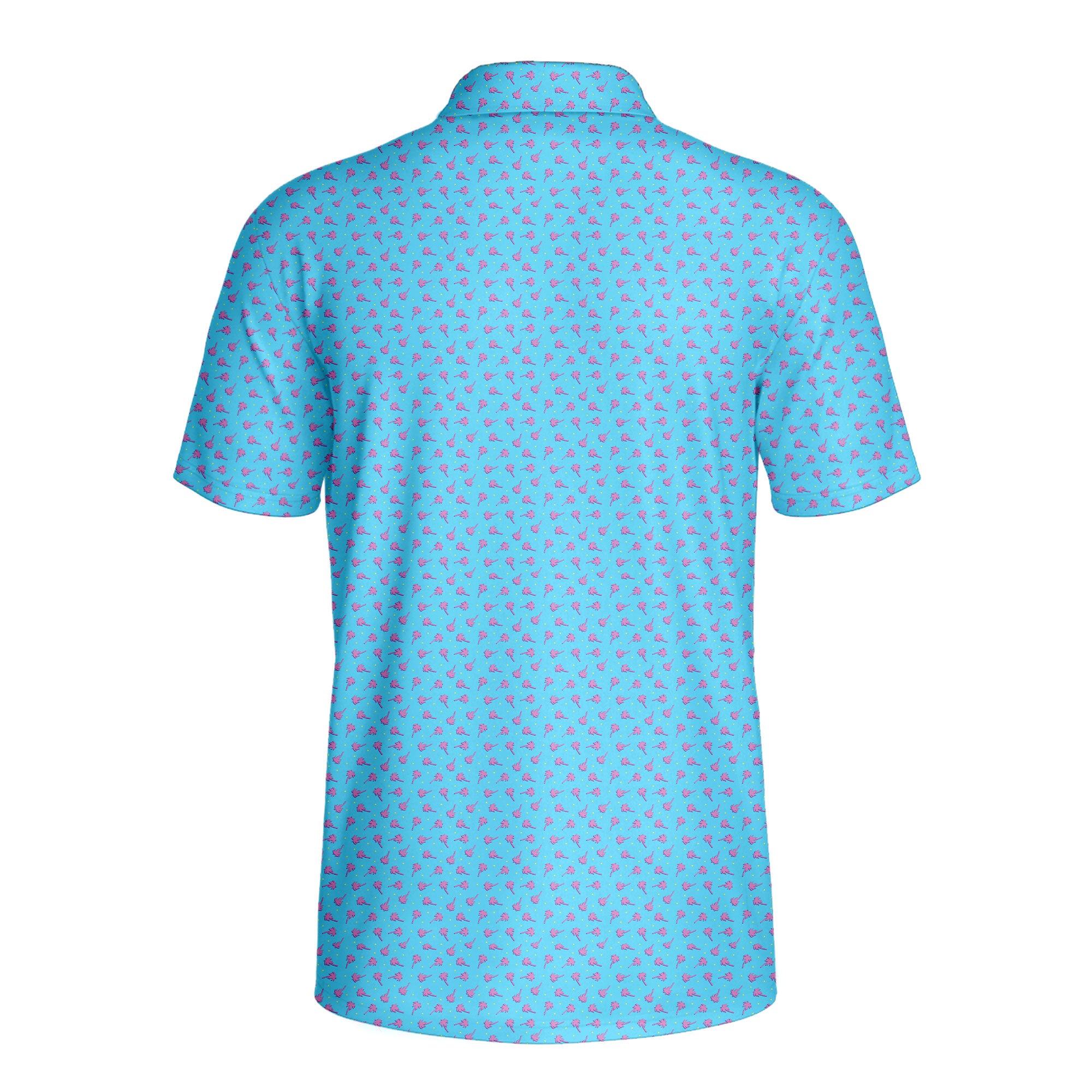 Breezy Swing Mastering Golf - Golf Polo Shirt-Polo Shirt For Men-Gerbera Prints