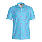 Breezy Swing Mastering Golf - Golf Polo Shirt-Polo Shirt For Men-Gerbera Prints