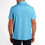 Breezy Swing Mastering Golf - Golf Polo Shirt-Polo Shirt For Men-Gerbera Prints
