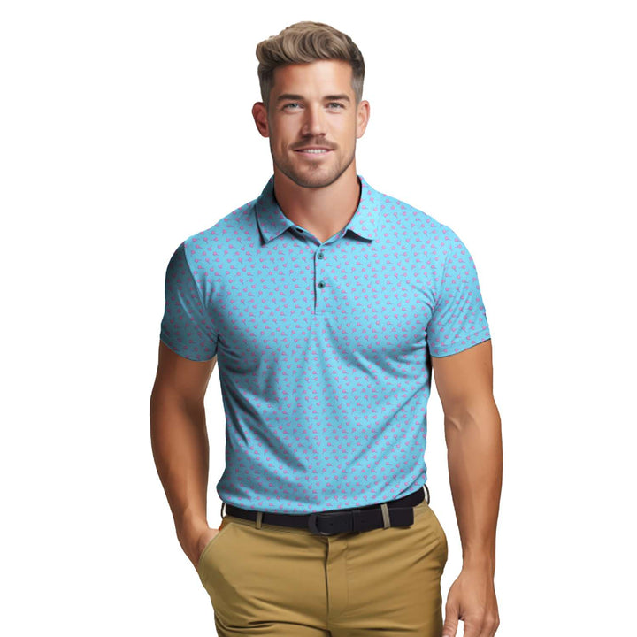 Breezy Swing Mastering Golf - Funny Golf Polo