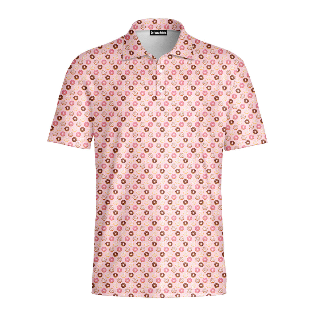 19th Hole Donut Give A Putt Players Gear - Golf Polo Shirt