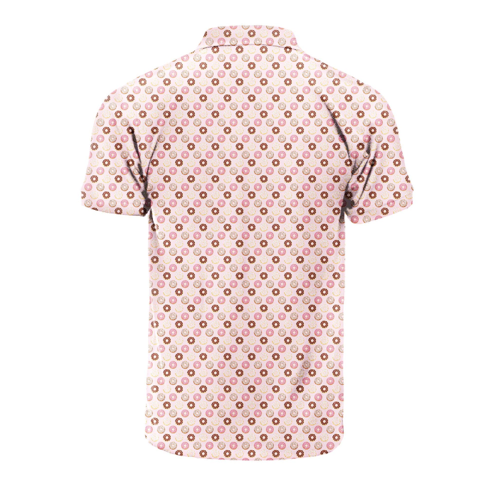 Donut Give A Putt Players Gear 19th Hole - Funny Golf Polo