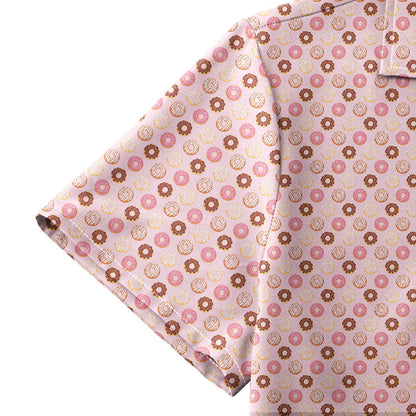 19th Hole Donut Give A Putt Players Gear Funny Hawaiian Shirt