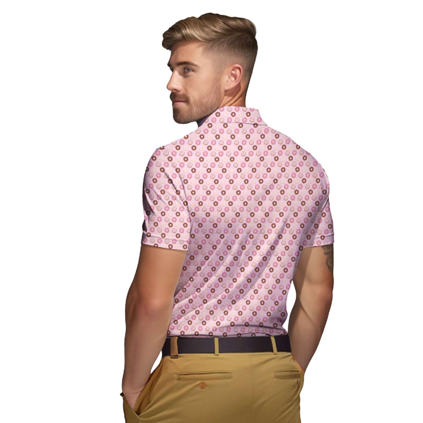 Donut Give A Putt Players Gear 19th Hole - Funny Golf Polo