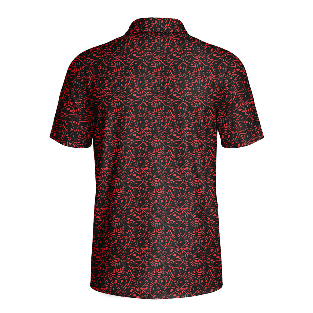 19th Hole Roll The Dice Vegas Themed - Golf Polo Shirt-Polo Shirt For Men-Gerbera Prints