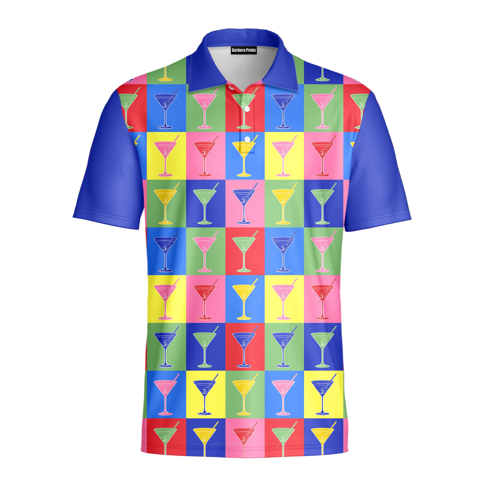 Shaken, Not Stirred Martini - Golf Polo Shirt