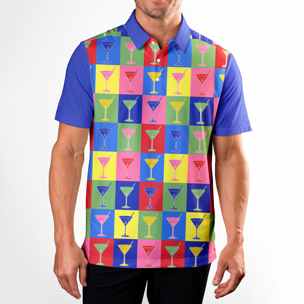 Shaken, Not Stirred Martini - Golf Polo Shirt