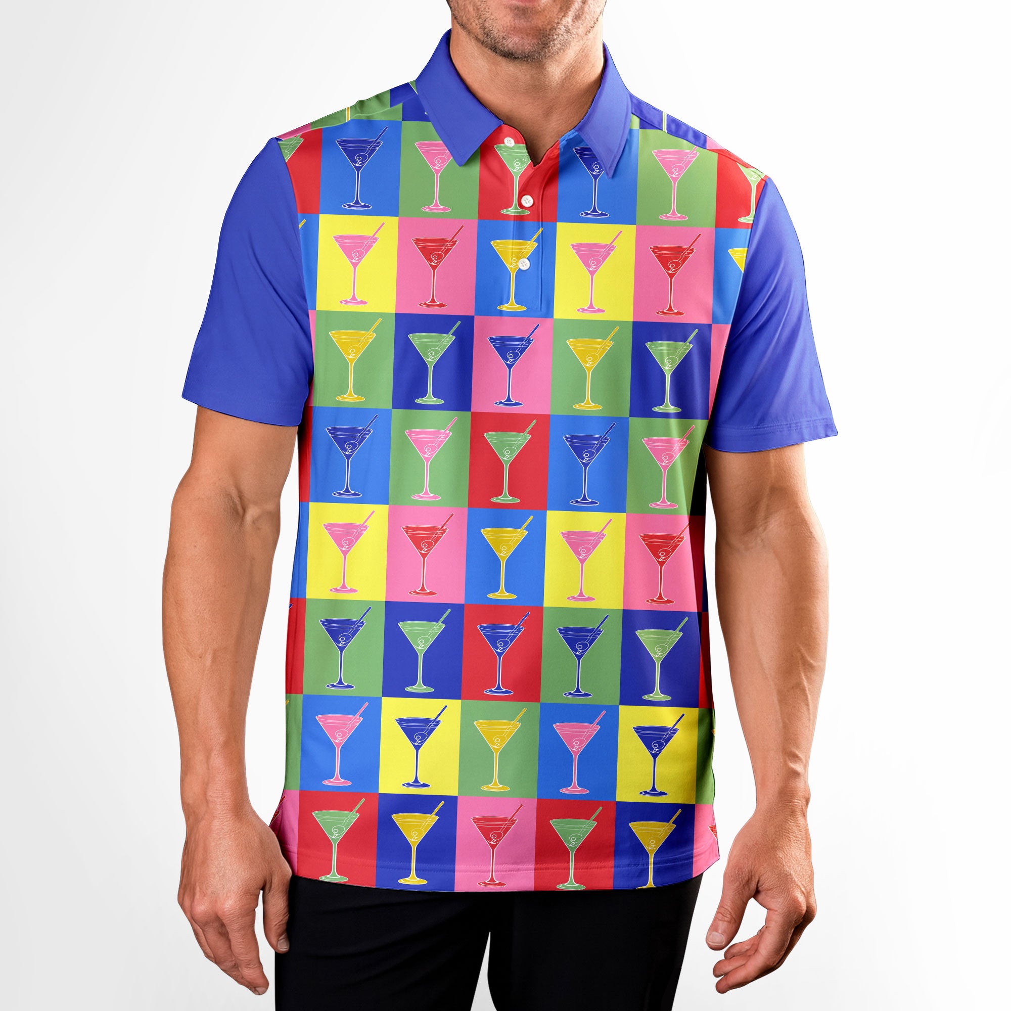 Shaken, Not Stirred Martini - Golf Polo Shirt