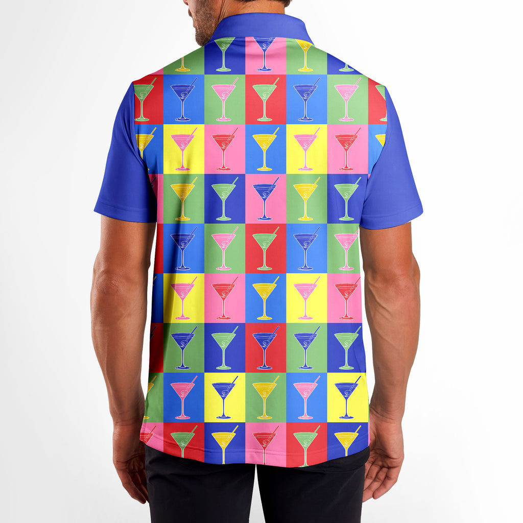 Shaken, Not Stirred Martini - Golf Polo Shirt