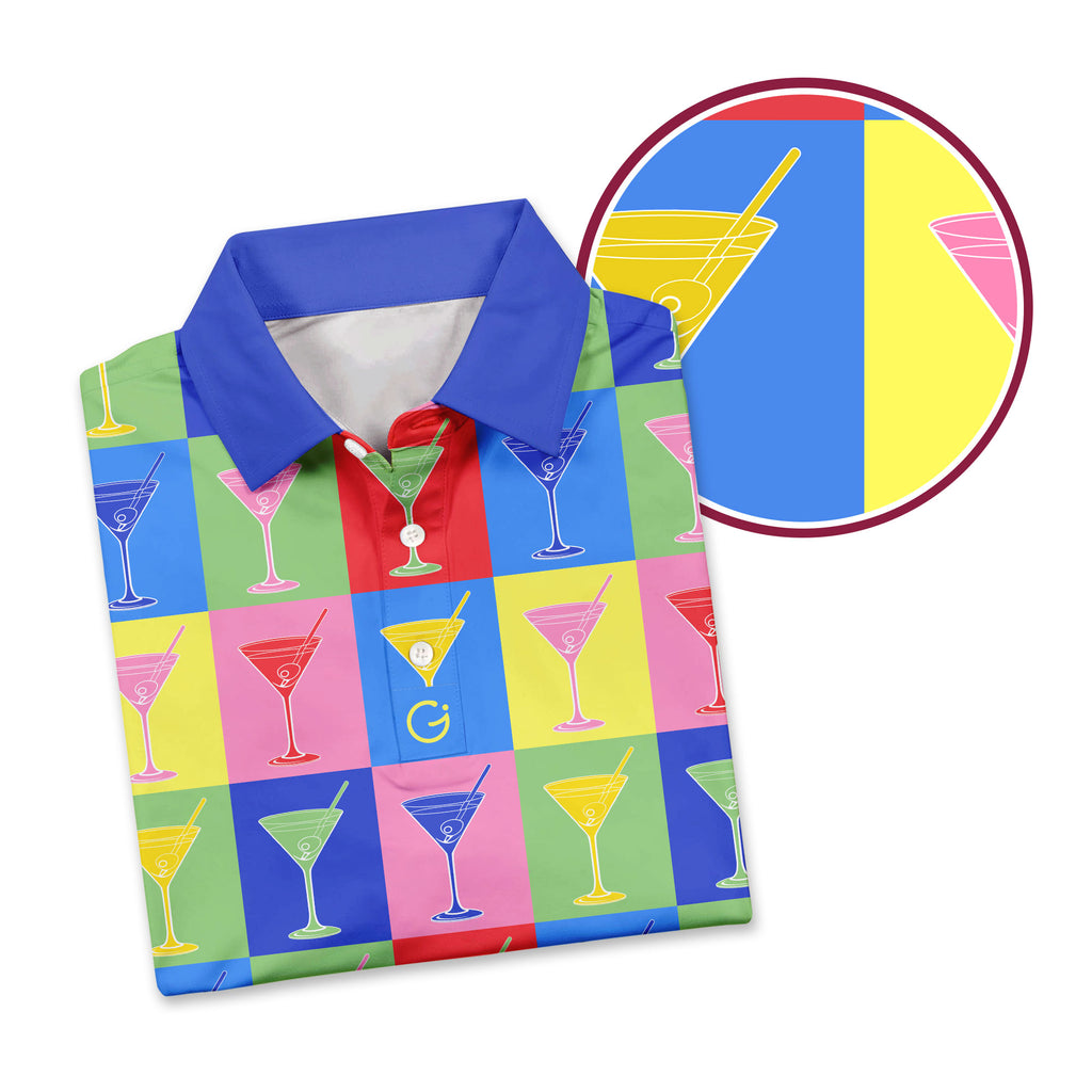 Shaken, Not Stirred Martini - Golf Polo Shirt