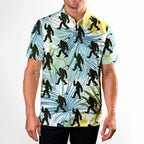 Bigfoot Sasquatch Golf Shirt Golf Club Funny - Golf Polo Shirt