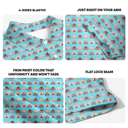 Heart Hip - Funny Golf Polo Shirt Premium 