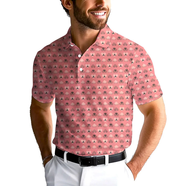 Heart Hip - Funny Golf Polo Shirt Premium 