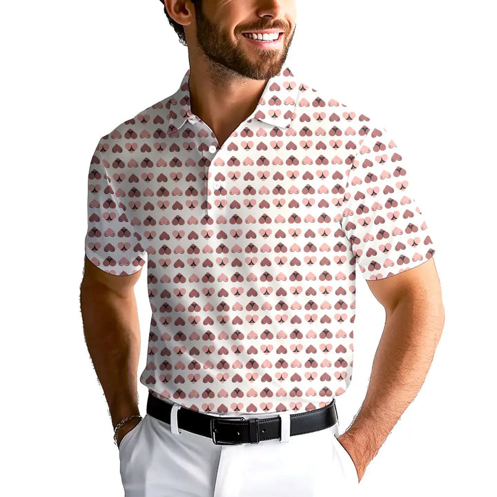 Heart Hip - Funny Golf Polo Shirt Premium 