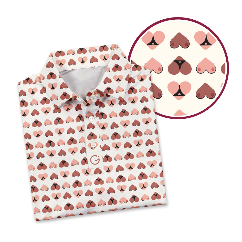 Heart Hip - Funny Golf Polo Shirt