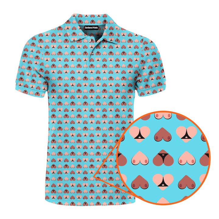 Heart Hip - Funny Golf Polo