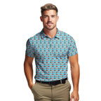 Heart Hip - Funny Golf Polo Shirt-Polo Shirt For Men-Gerbera Prints