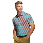 Heart Hip - Funny Golf Polo Shirt-Polo Shirt For Men-Gerbera Prints