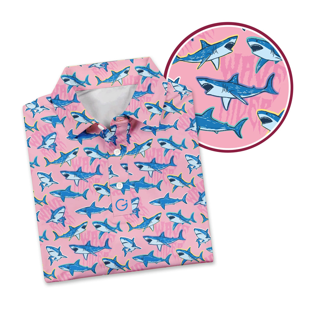 Le Polo de Golf Les Requins Roses