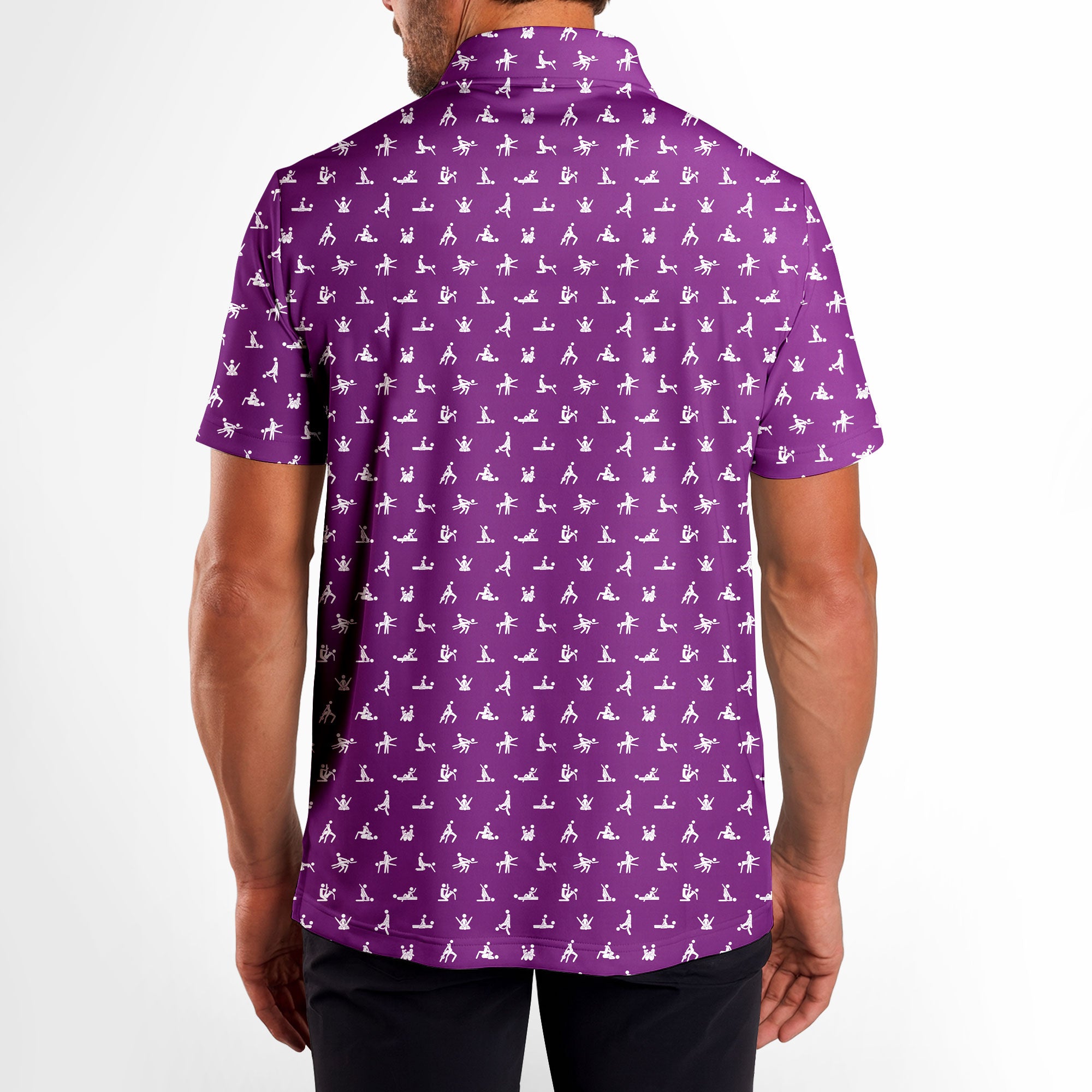 Stick Figure S-e-x Ed - Funny Golf Polo Shirt