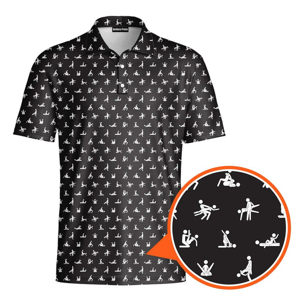 Stick Figure - Funny Golf Polo Shirt Premium