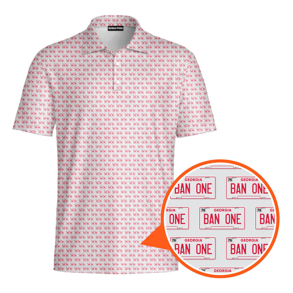 Ban One-Polo Shirt For Men-Gerbera Prints