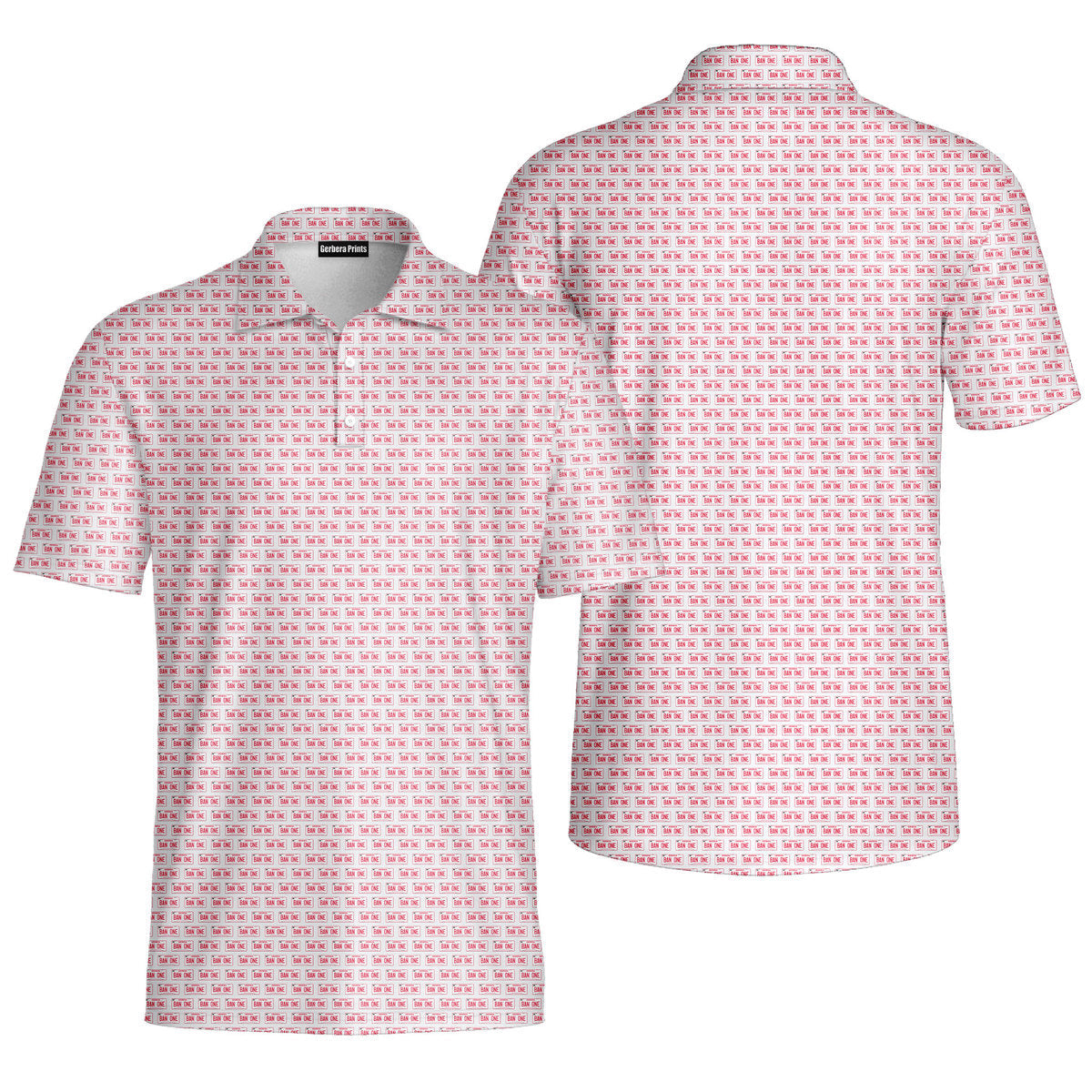 Ban One-Polo Shirt For Men-Gerbera Prints
