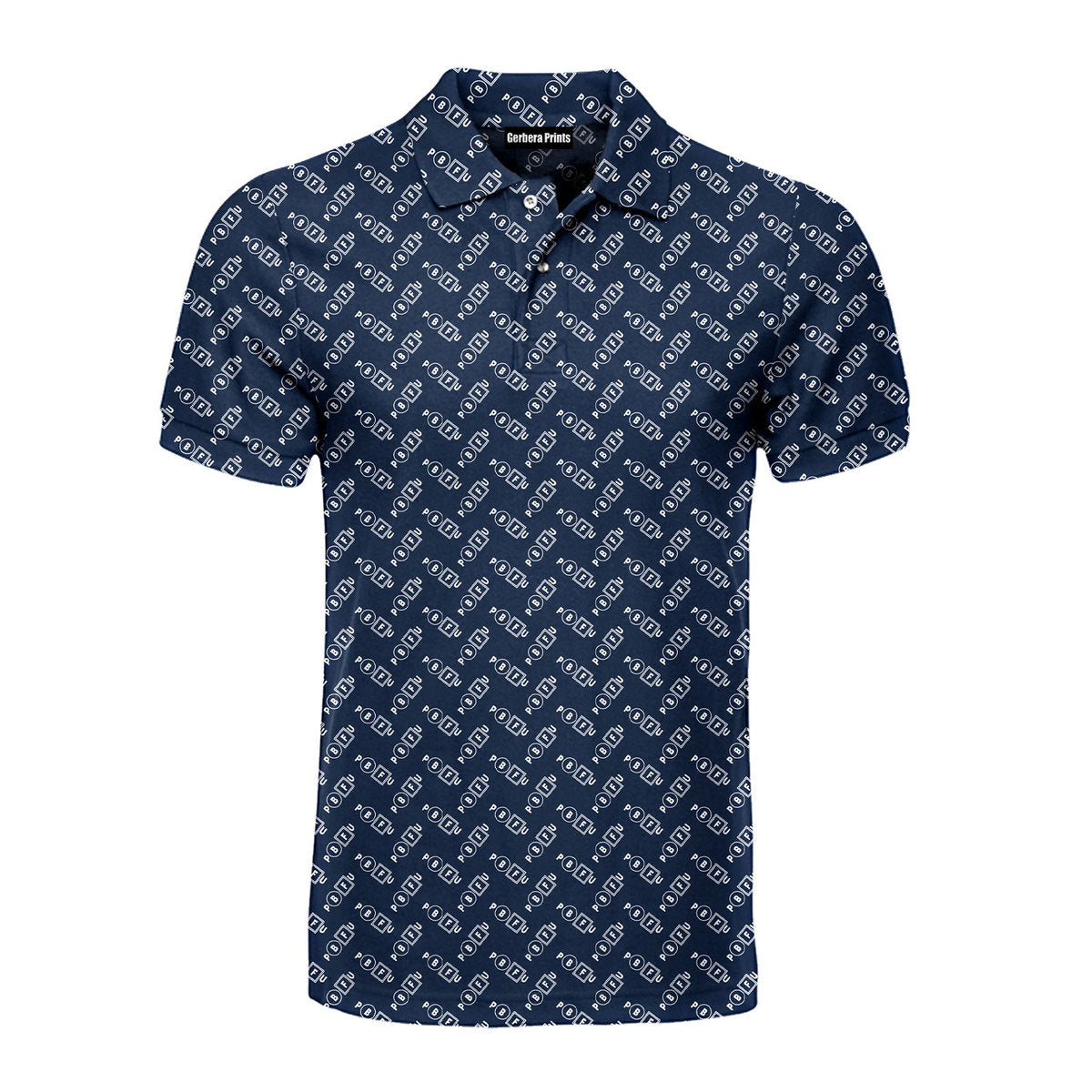 PBFU Post Birdie F*$@ Up - Funny Golf Polo Shirt-Polo Shirt For Men-Gerbera Prints