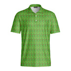 Picklesgreen Pickleball Big Dill - Golf Polo Shirt-Polo Shirt For Men-Gerbera Prints