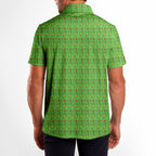 Picklesgreen Pickleball Big Dill - Golf Polo Shirt-Polo Shirt For Men-Gerbera Prints