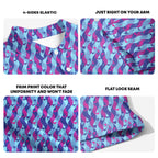 Cheek Peek-Polo Shirt For Men-Gerbera Prints