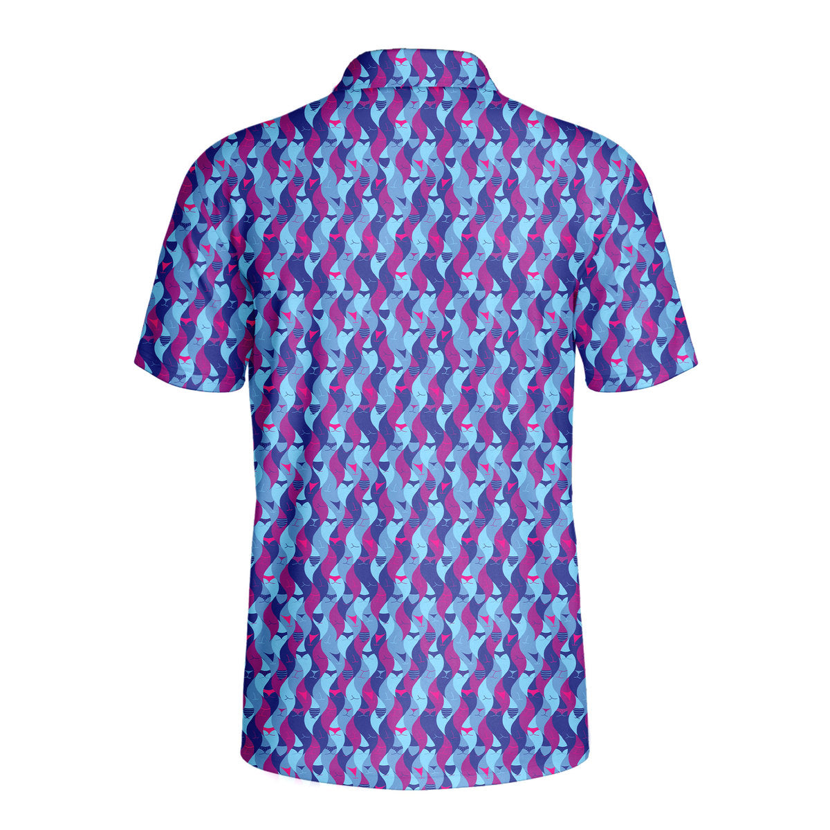 Cheek Peek-Polo Shirt For Men-Gerbera Prints