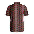 69 Number Black-Polo Shirt For Men-Gerbera Prints