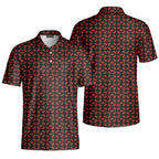 69 Number Black-Polo Shirt For Men-Gerbera Prints