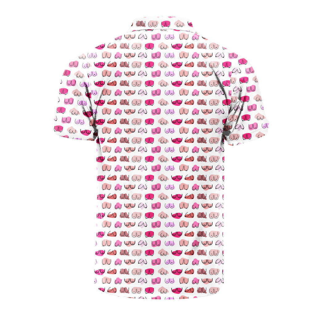 My Breast Look Great Don't They - Funny Golf Polo Shirt-Polo Shirt For Men-Gerbera Prints