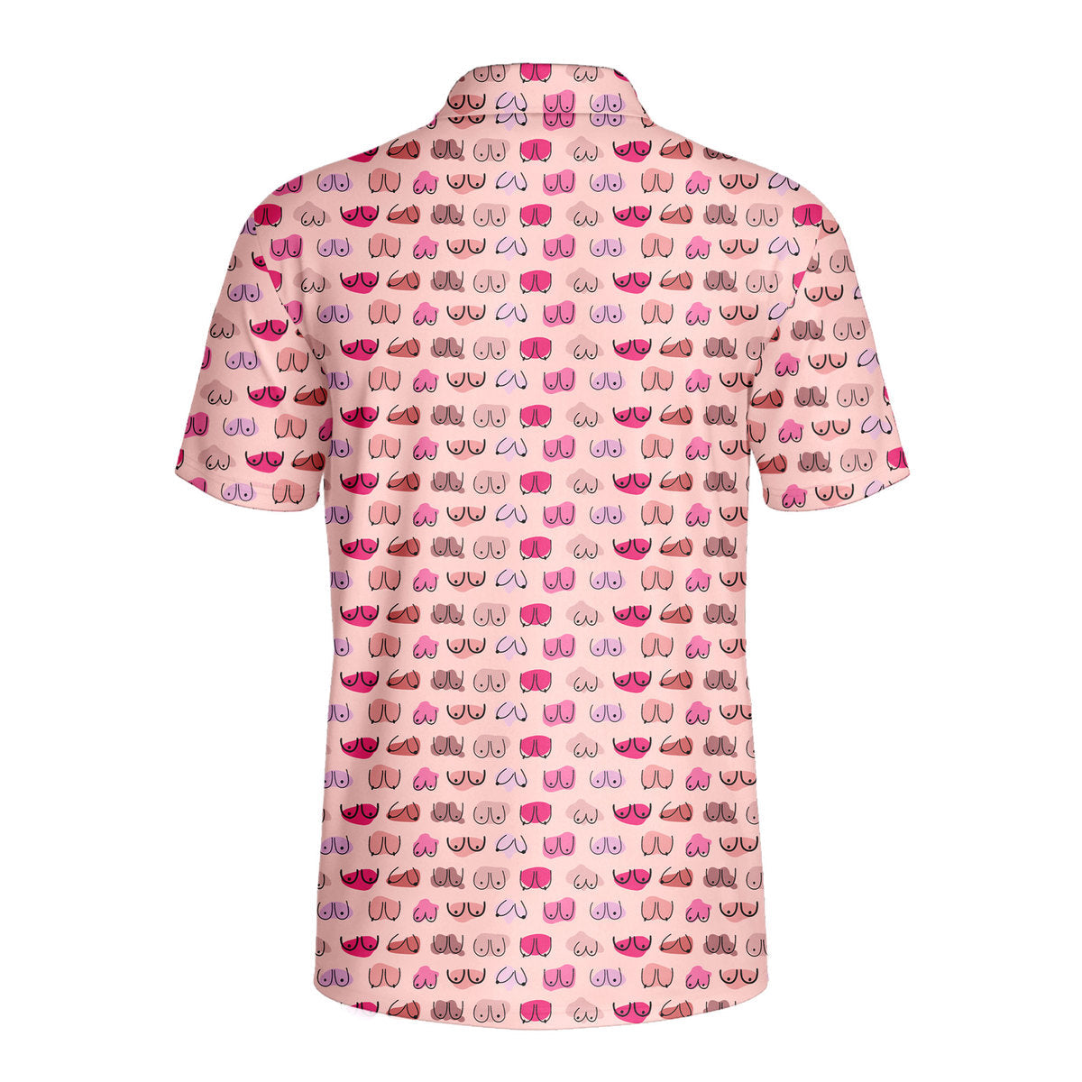 My Eyes Are Up Here But My Bust Look Great Don't They-Polo Shirt For Men-Gerbera Prints