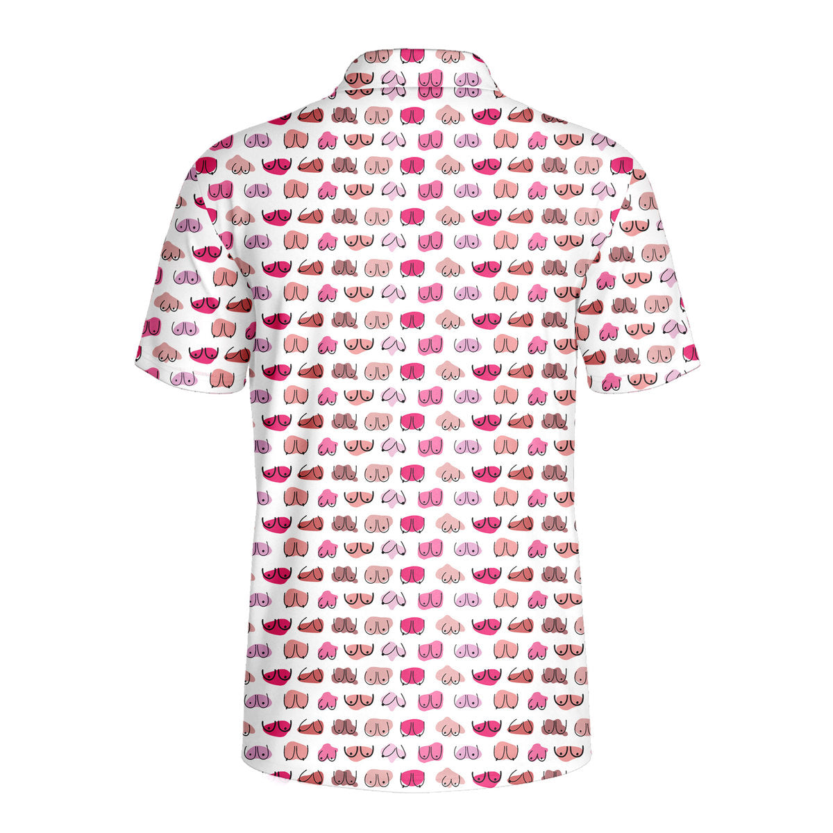 My Eyes Are Up Here But My Bust Look Great Don't They-Polo Shirt For Men-Gerbera Prints