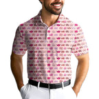 My Eyes Are Up Here But My Bust Look Great Don't They-Polo Shirt For Men-Gerbera Prints