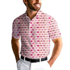 My Eyes Are Up Here But My Bust Look Great Don't They-Polo Shirt For Men-Gerbera Prints