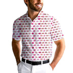 My Eyes Are Up Here But My Bust Look Great Don't They-Polo Shirt For Men-Gerbera Prints